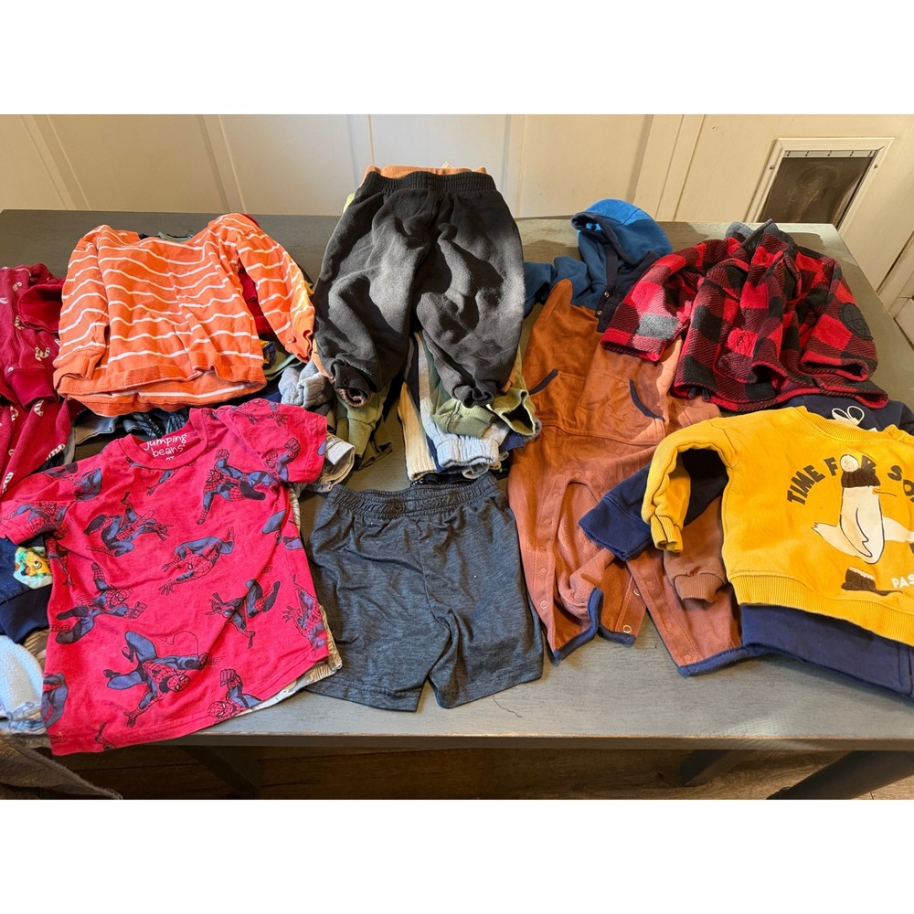 Mixed Brand Baby Toddler Boy Clothing 2T and 24 mo Lot  25+ Pieces